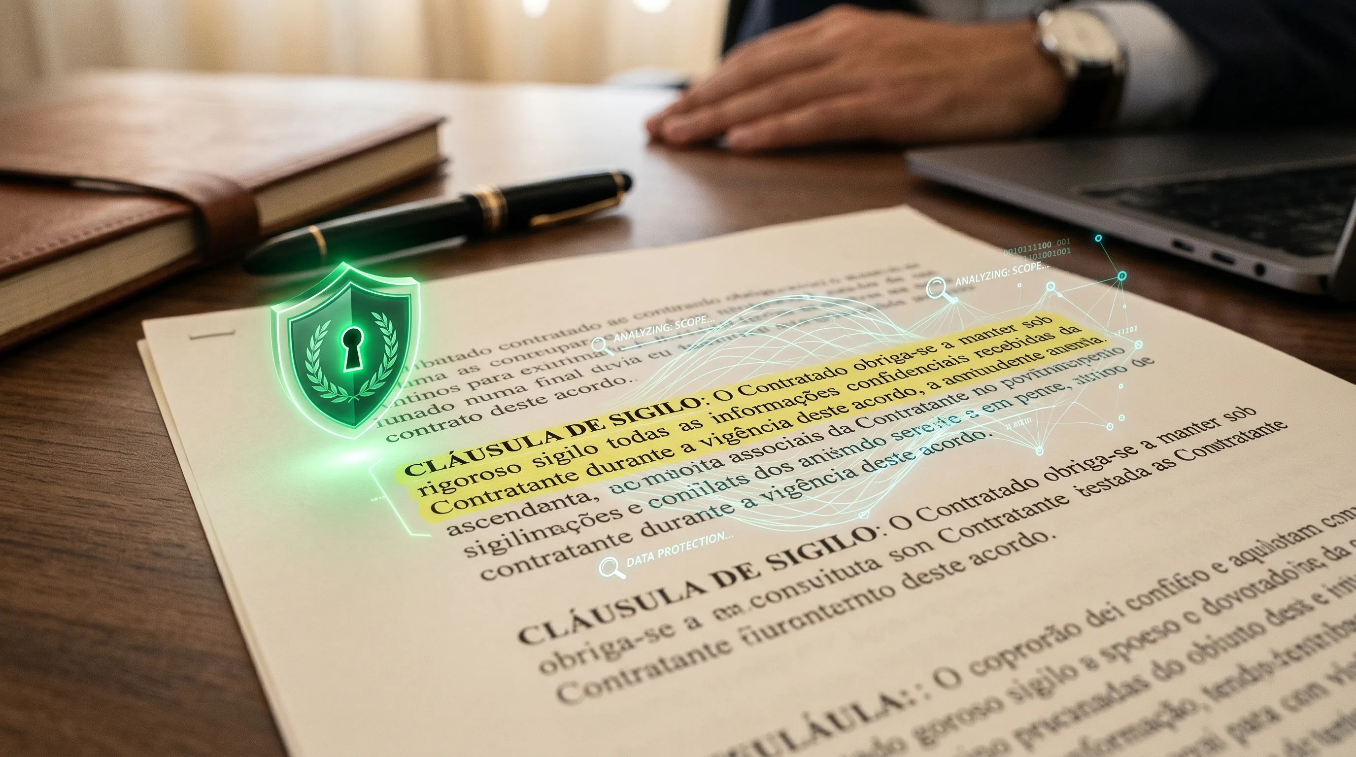 IA para Analisar Cláusula de Sigilo: Checklist Completo com Exemplos Práticos - contratos