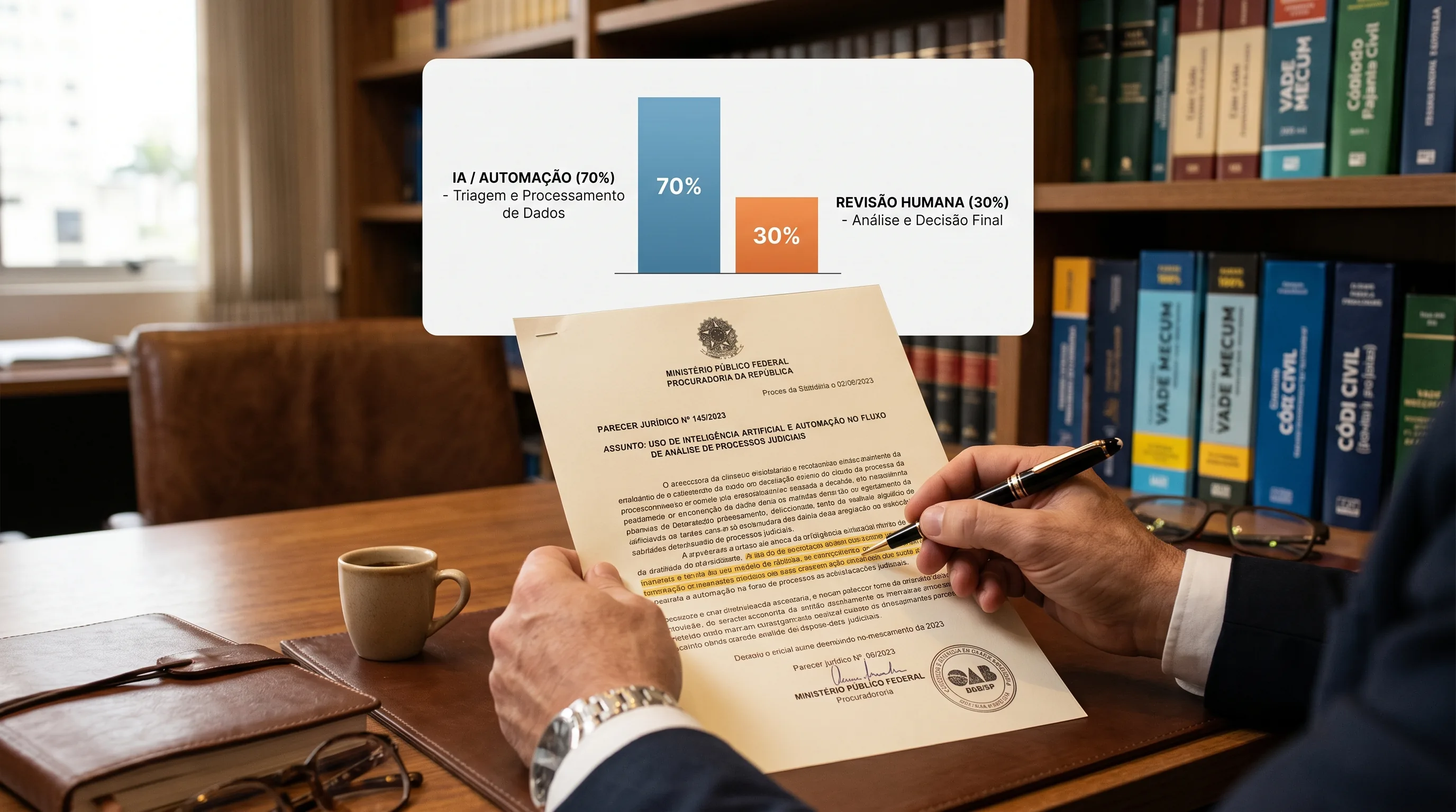 Como Usar IA para Parecer Jurídico: Proporção Segura de Automação + Análise Humana - ia
