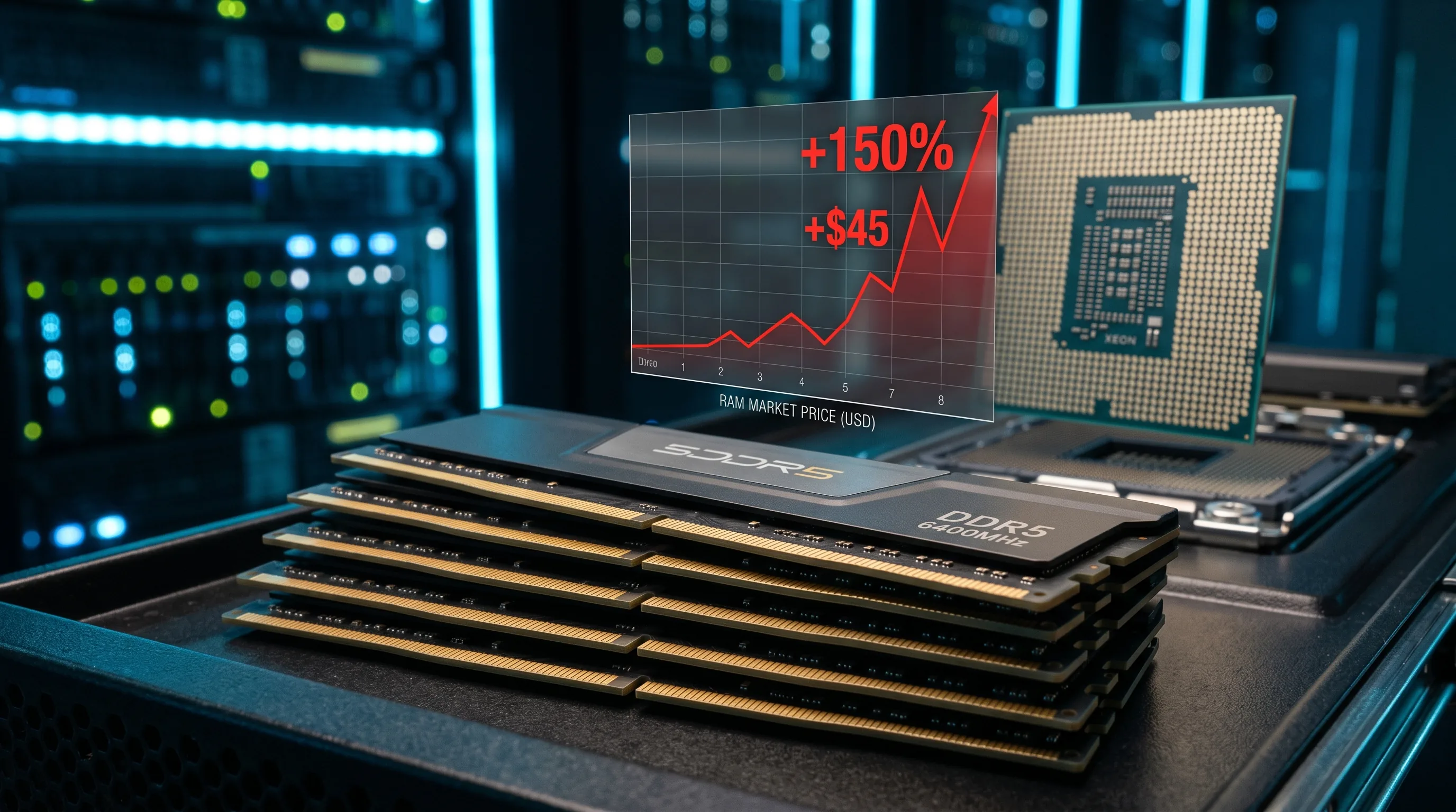 Escalada nos Preços de Memória RAM: O Custo Oculto da IA - tecnologia
